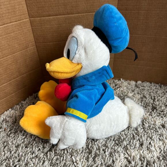 Disney Store Authentic Donald Duck Plush Stuffed Animal Toy Genuine Original - Picture 4 of 10